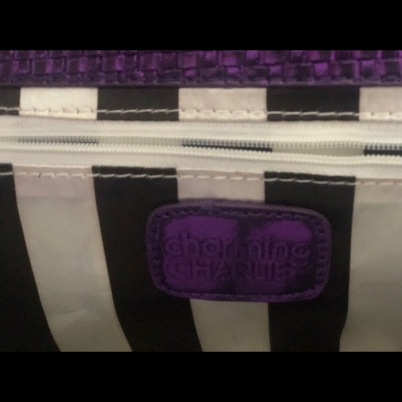 Large purple clutch 16”x10” - Picture 4 of 5